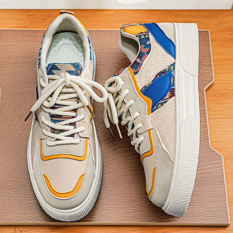 Men's Vintage Patchwork Platfo - Ethnic Wear In Fashion 리뷰 및 가격