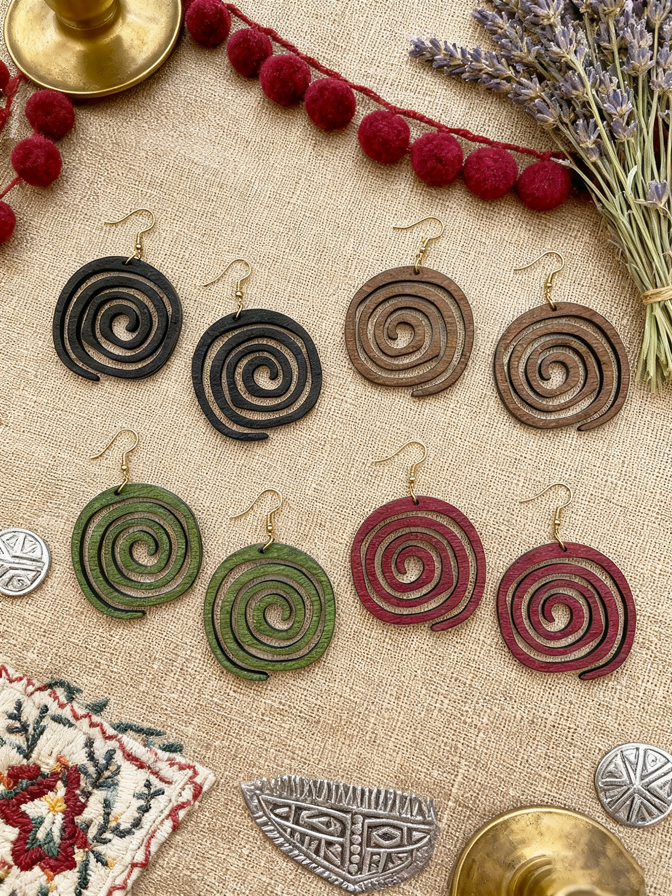 4 Pairs/Set of Vintage-Style W - Ethnic Wear In Fashion 리뷰 및 가격