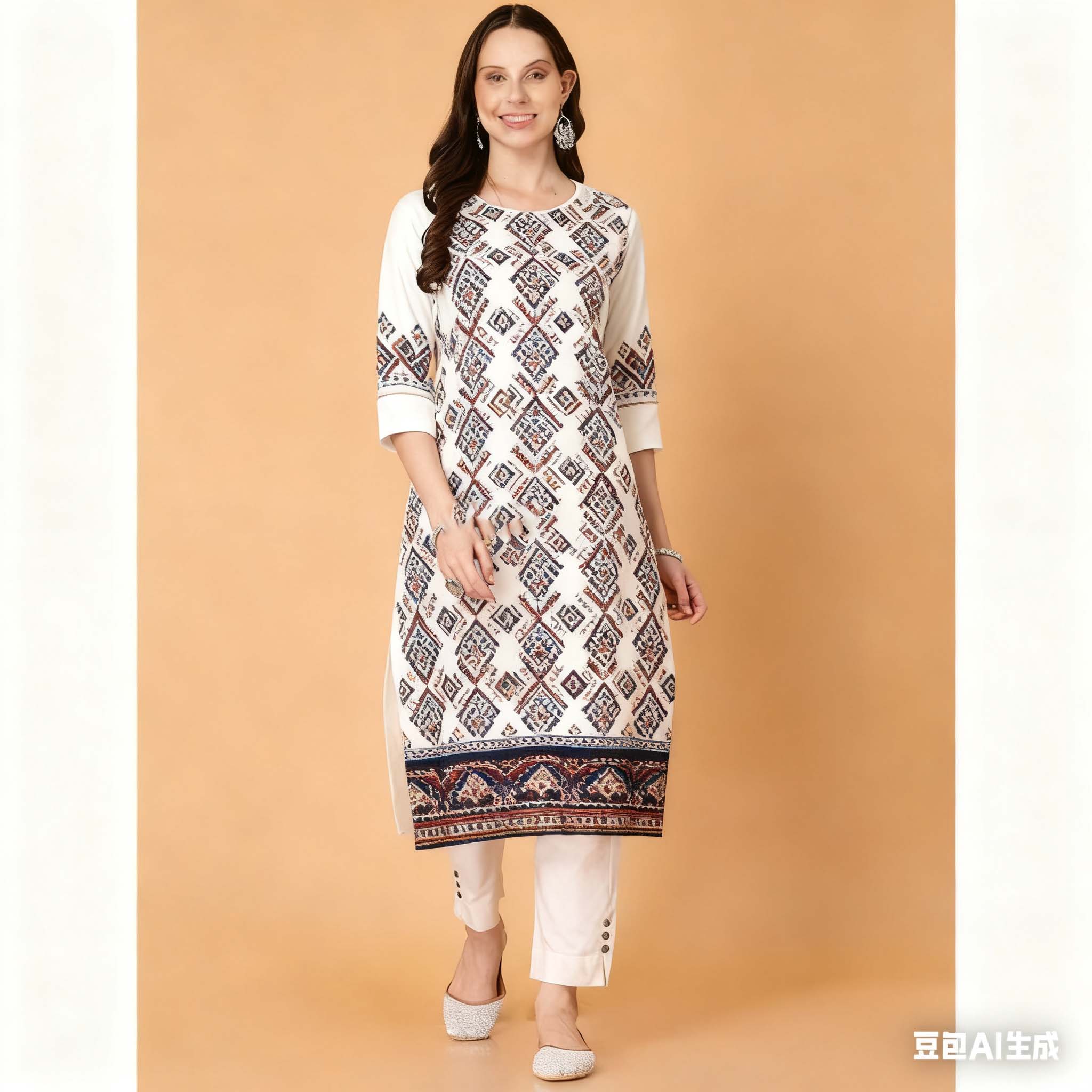 National style Kurt Women's Fa - Ethnic Fashion Kurtis 리뷰 및 가격