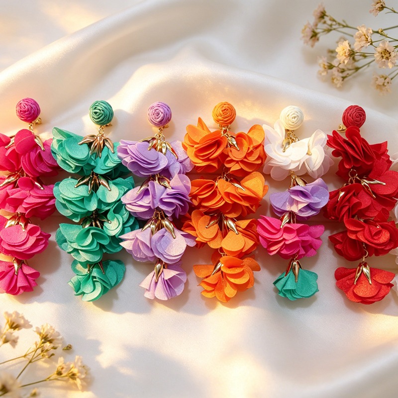 Ethnic Colorful Flower Tassel  - Ethnic Fashion Trends 2026 리뷰 및 가격
