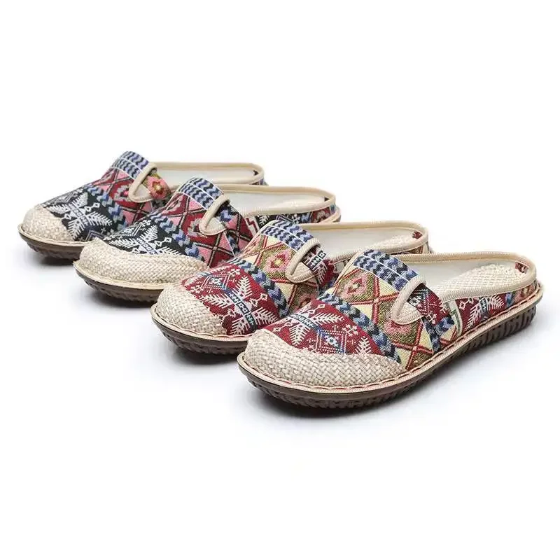 Womens Ethnic Style Slippers F - Ethnic Fashion Walk 리뷰 및 가격