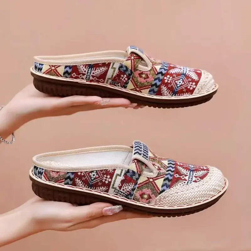 Womens Ethnic Style Slippers F - Ethnic Fashion Walk 리뷰 및 가격