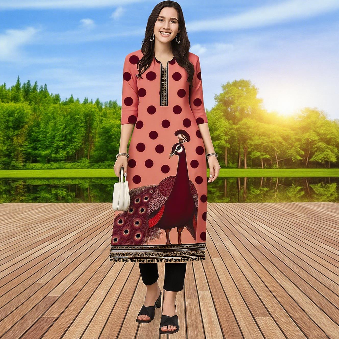 Muslim Kurt Women Casual Fashi - Ethnic Fashion Kurtis 리뷰 및 가격