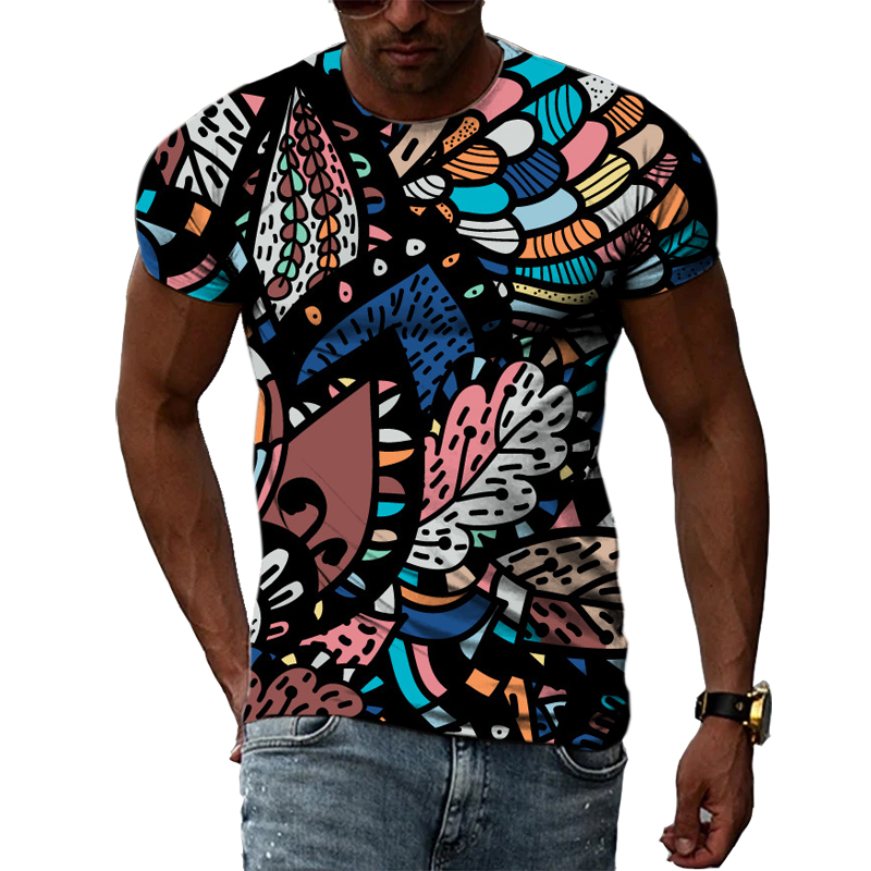 New 3D Fashion Ethnic Colorful - Men'S Ethnic Fashion Trends 리뷰 및 가격