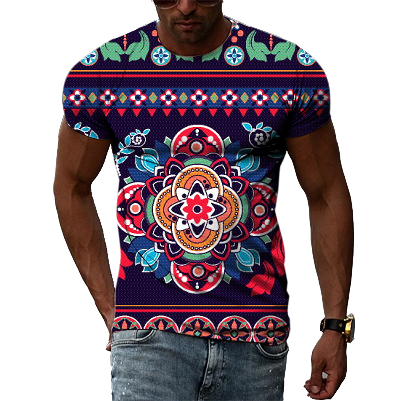 New 3D Fashion Ethnic Colorful - Men'S Ethnic Fashion Trends 리뷰 및 가격