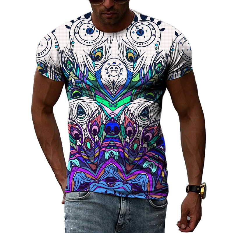 New 3D Fashion Ethnic Colorful - Men'S Ethnic Fashion Trends 리뷰 및 가격