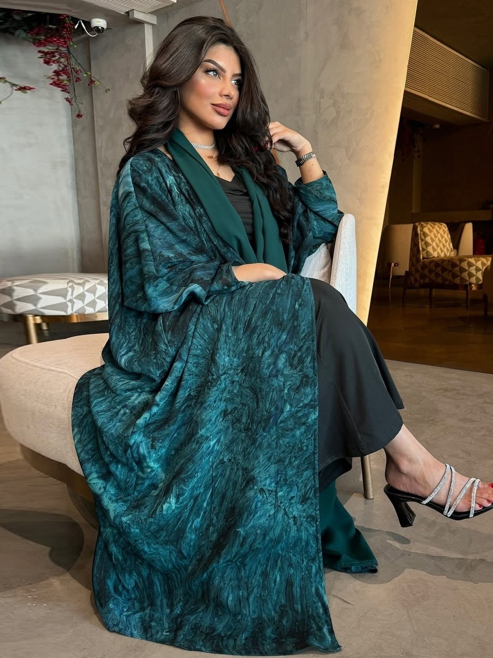Women Muslim Abaya with Scarf  - Jalabiya Women Arabic 리뷰 및 가격
