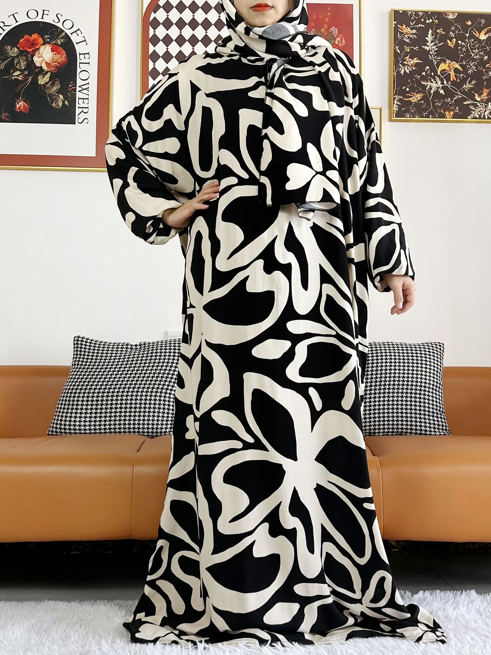 2025 Muslim Cotton Lady's Abay - Ethnic Gown 리뷰 및 가격