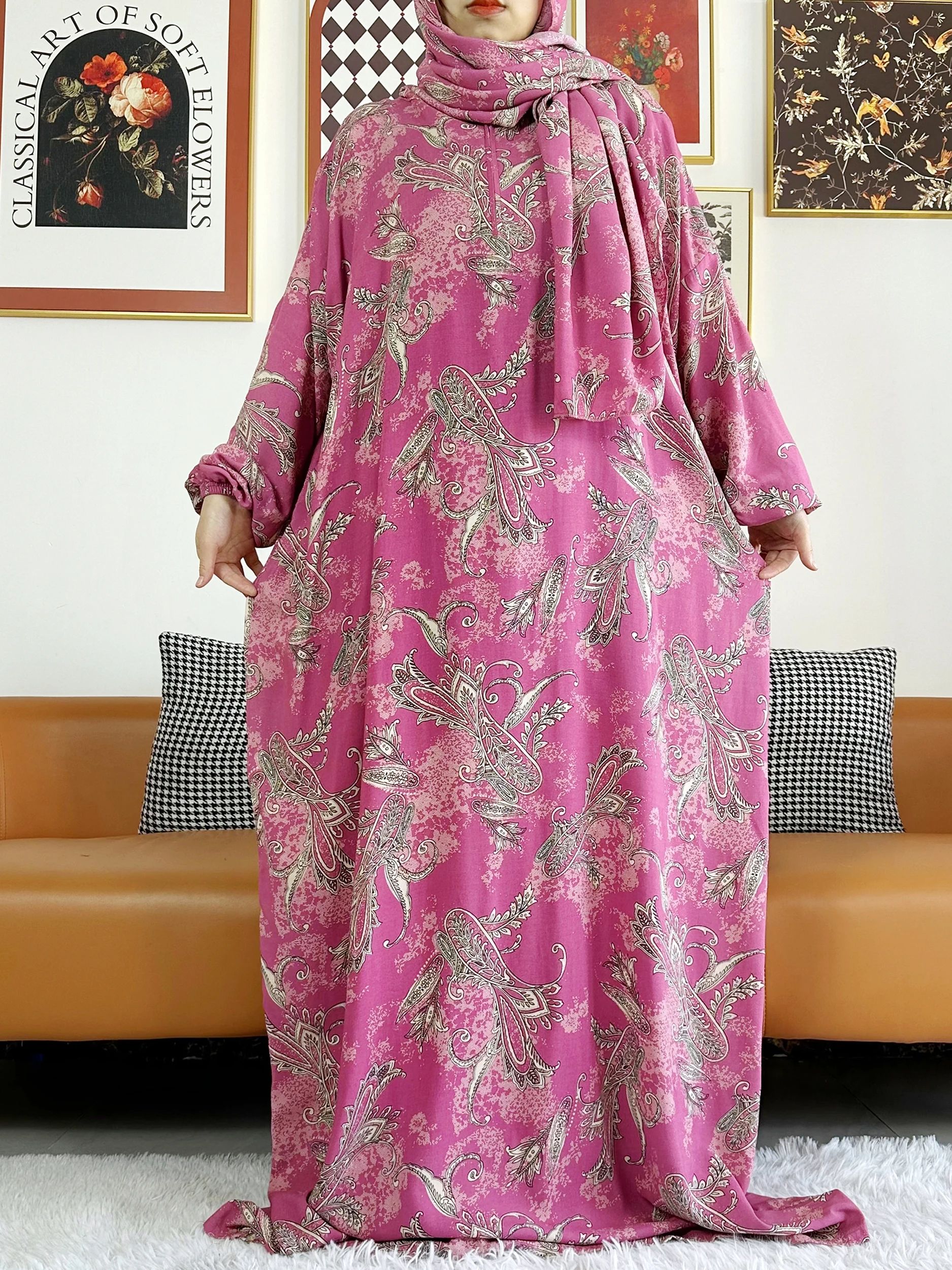 2025 Muslim Cotton Lady's Abay - Ethnic Gown 리뷰 및 가격