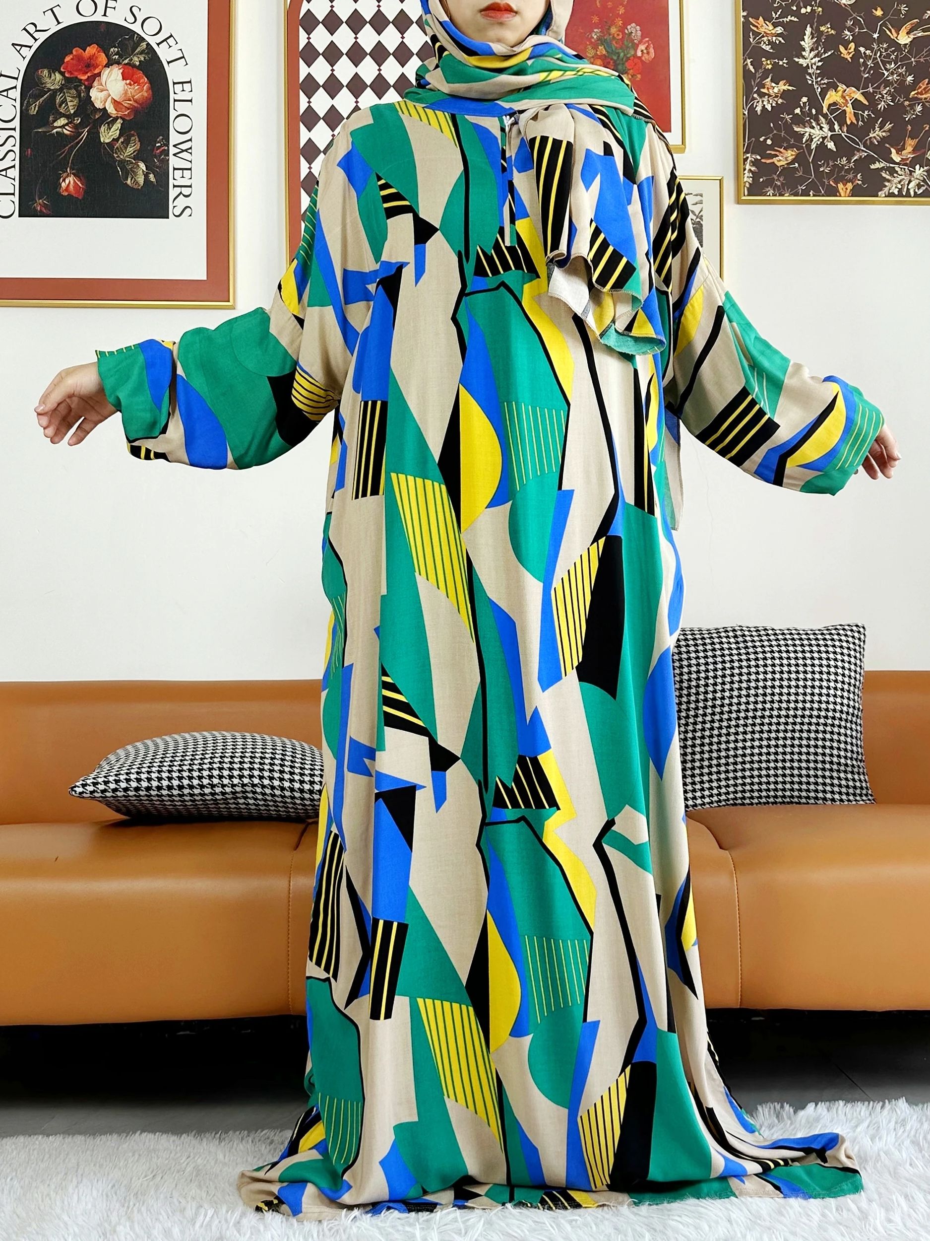 2025 Muslim Cotton Lady's Abay - Ethnic Gown 리뷰 및 가격