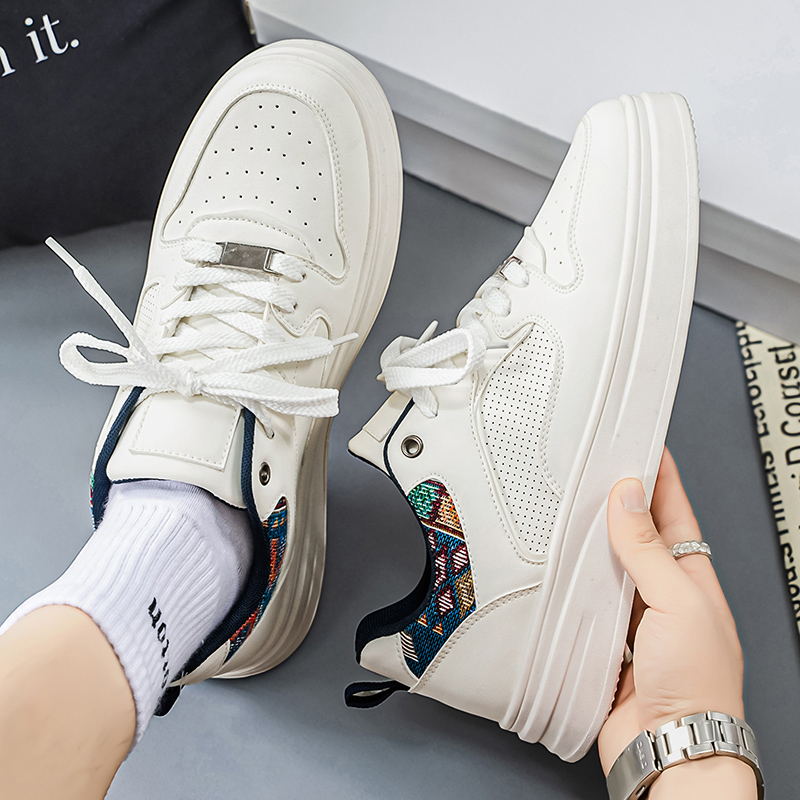 Men's White Platform Skate Sho - Ethnic Fashion Walk 리뷰 및 가격