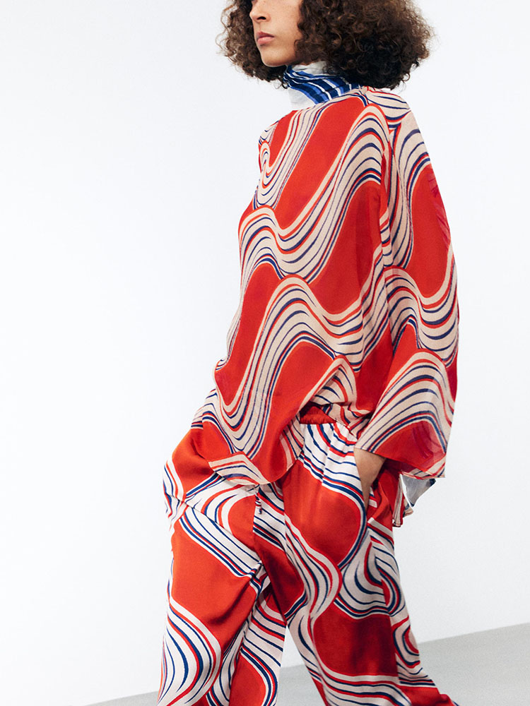 New Autumn Print Shirt Women's - Ethnic Fusion Fashion 리뷰 및 가격